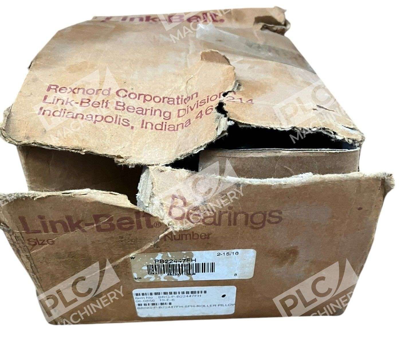 Rexnord 2-15/16" Link-Belt Bearing PB22447FH - Image 2