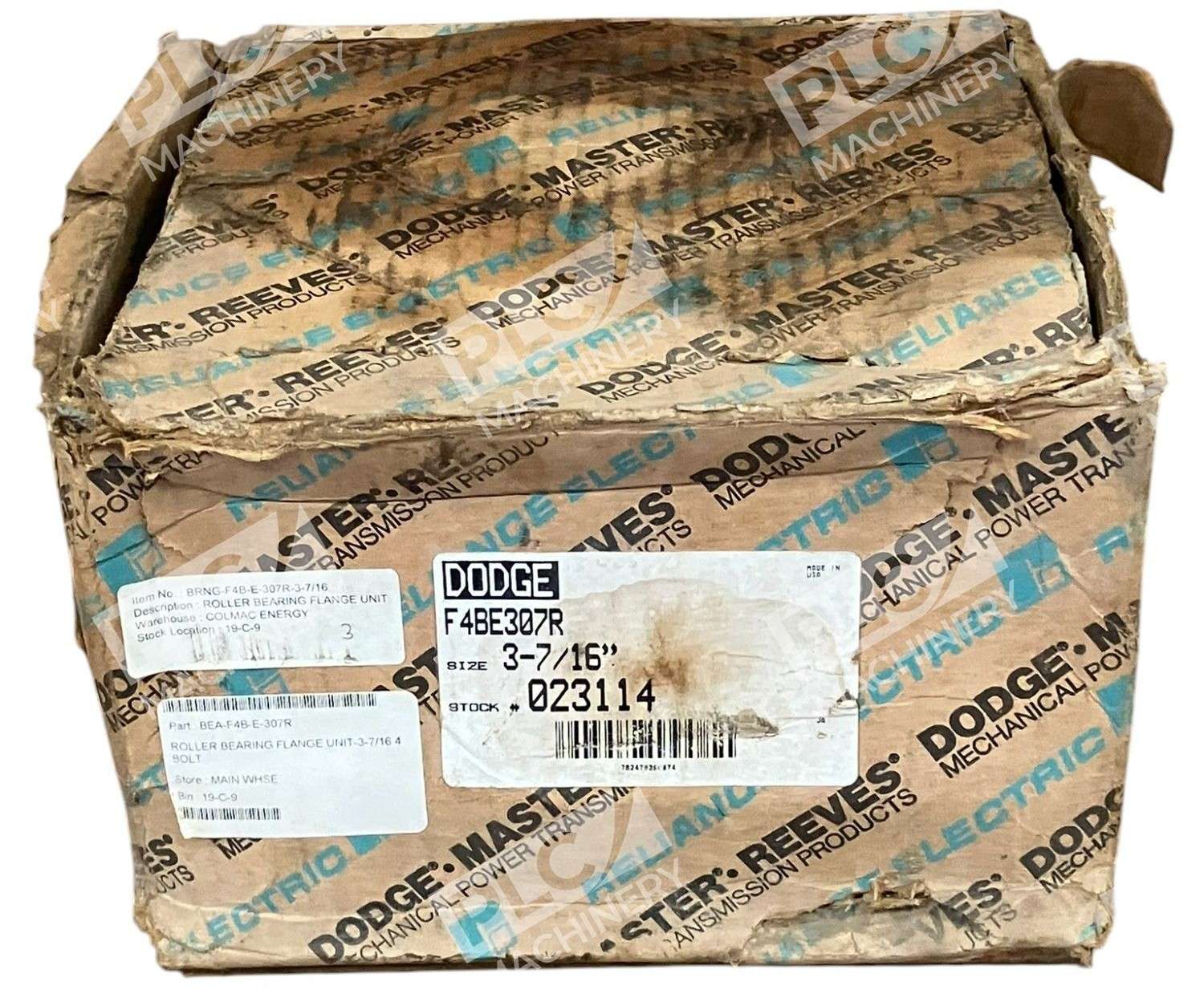 Dodge 23114 - Dodge 3-7/16 F4BE307R Bearing 023114