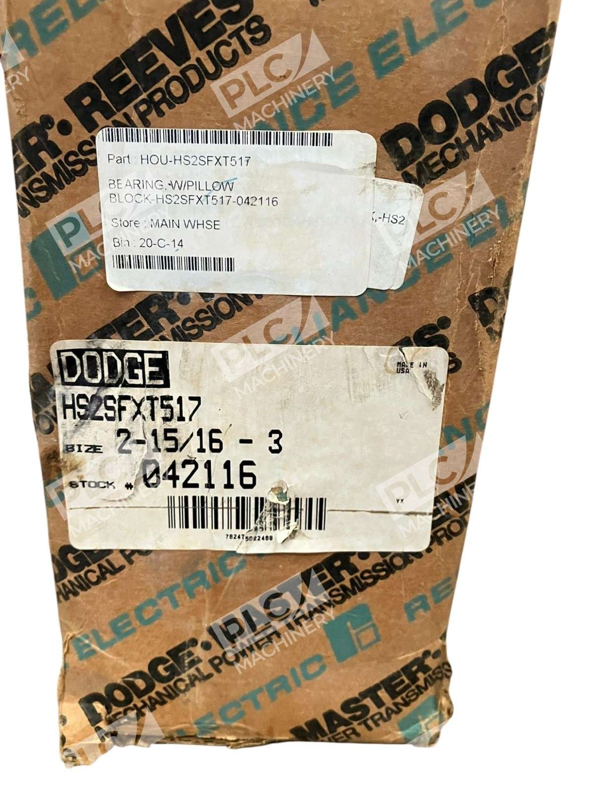 Dodge 2-15/16-3 HS2SFXT517 Bearing 042116 - Image 3