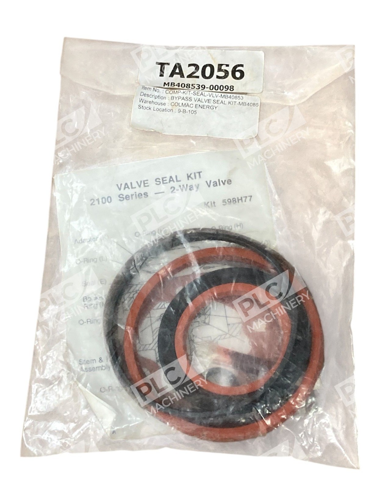 Ross 598H77 - Ross Controls TA2056 MB408539-0098 2100 Series 2-Way Valve S