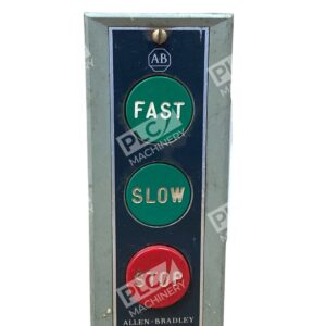 Allen Bradley Cover - Allen Bradley 800S 3 Button Fast Slow Stop Push Button Contr