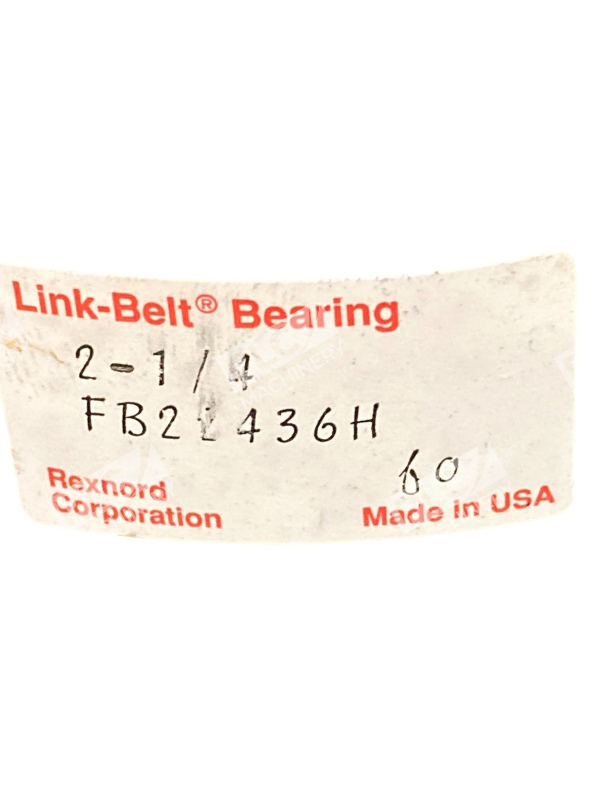 Rexnord 2-1/4" Link-Belt 4 Bolt Flange Mount Bearing FB22436H - Image 5