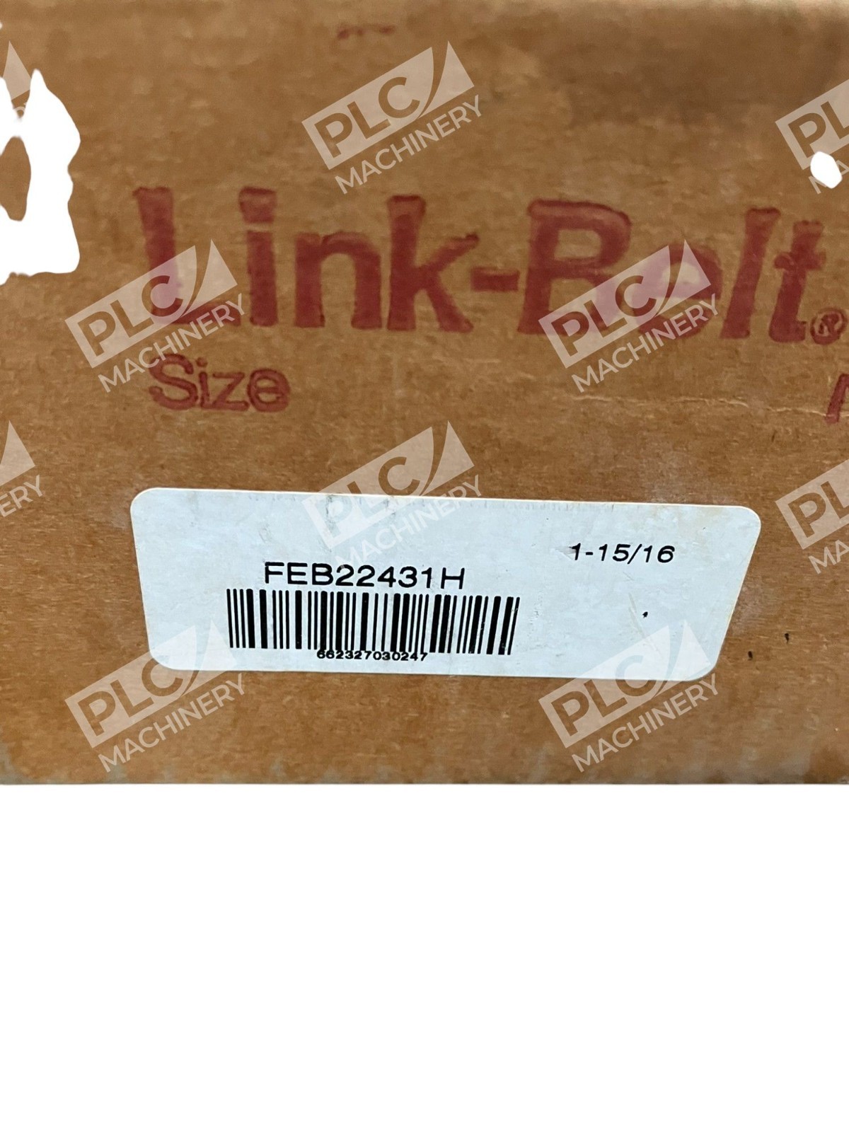 Rexnord Link-Belt 5803024 4-Bolt Flange Roller Bearing FEB22431H - Image 3