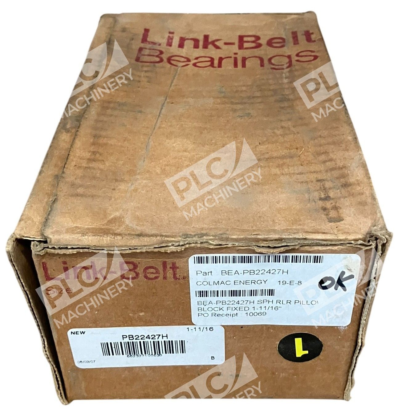 Link-Belt Bearings PB22427H - Link-Belt Bearings 1-11/16" Spherical Roller Pillow Block Be