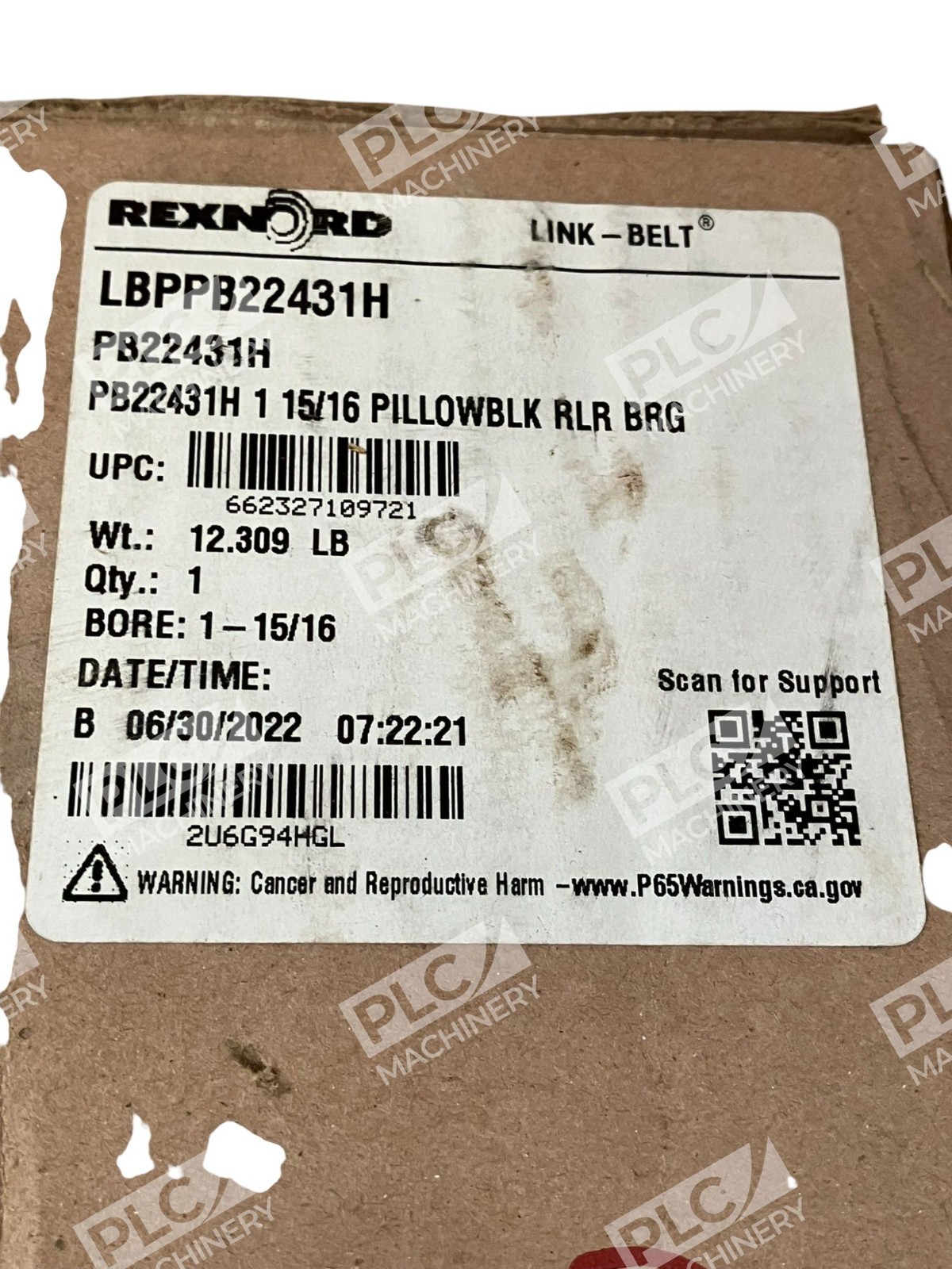 Rexnord LBPPB22431H 1-15/16 Pillowblock Roller Bearing PB22431H - Image 5
