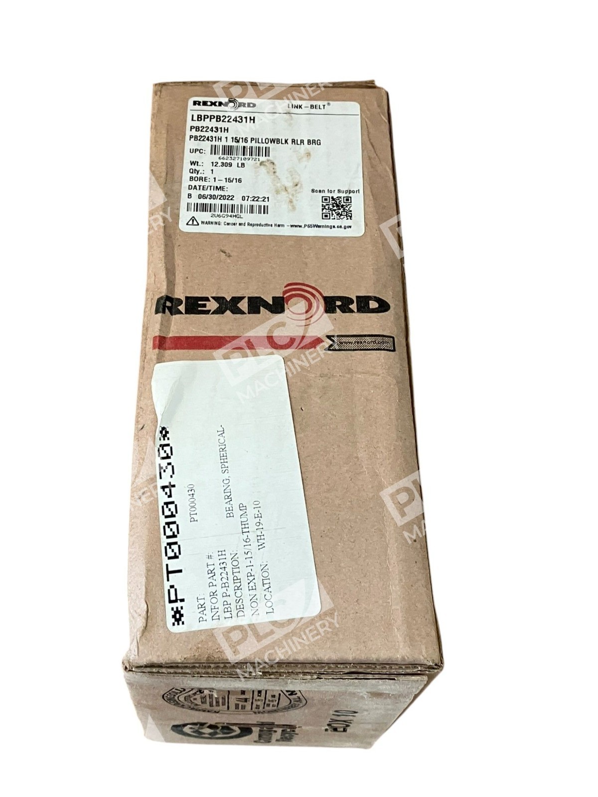 Rexnord LBPPB22431H 1-15/16 Pillowblock Roller Bearing PB22431H - Image 2