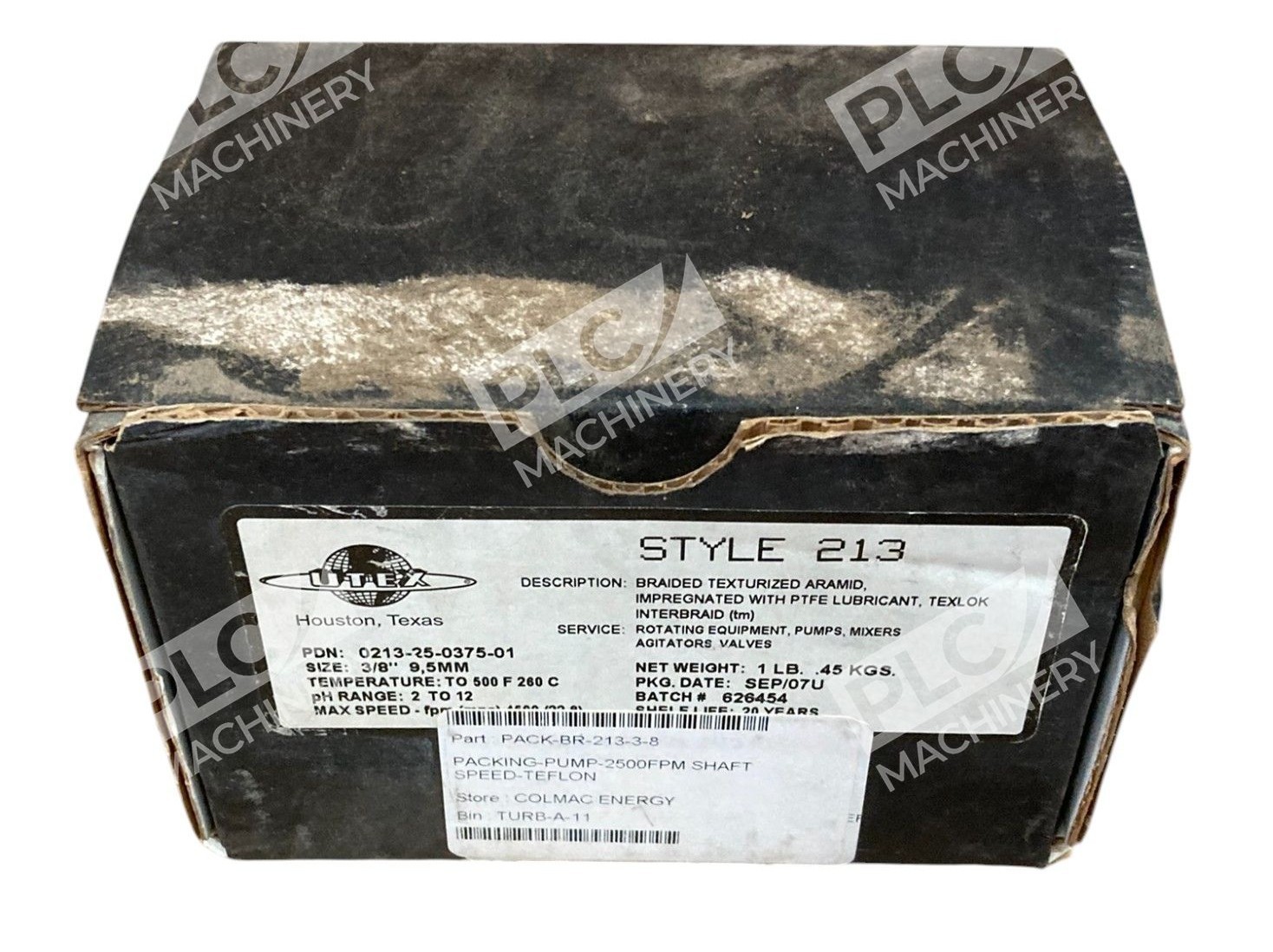 UTEX Style 213 3/8" 9.5mm Texlok Interbraid 0213-25-0375-01 - Image 2