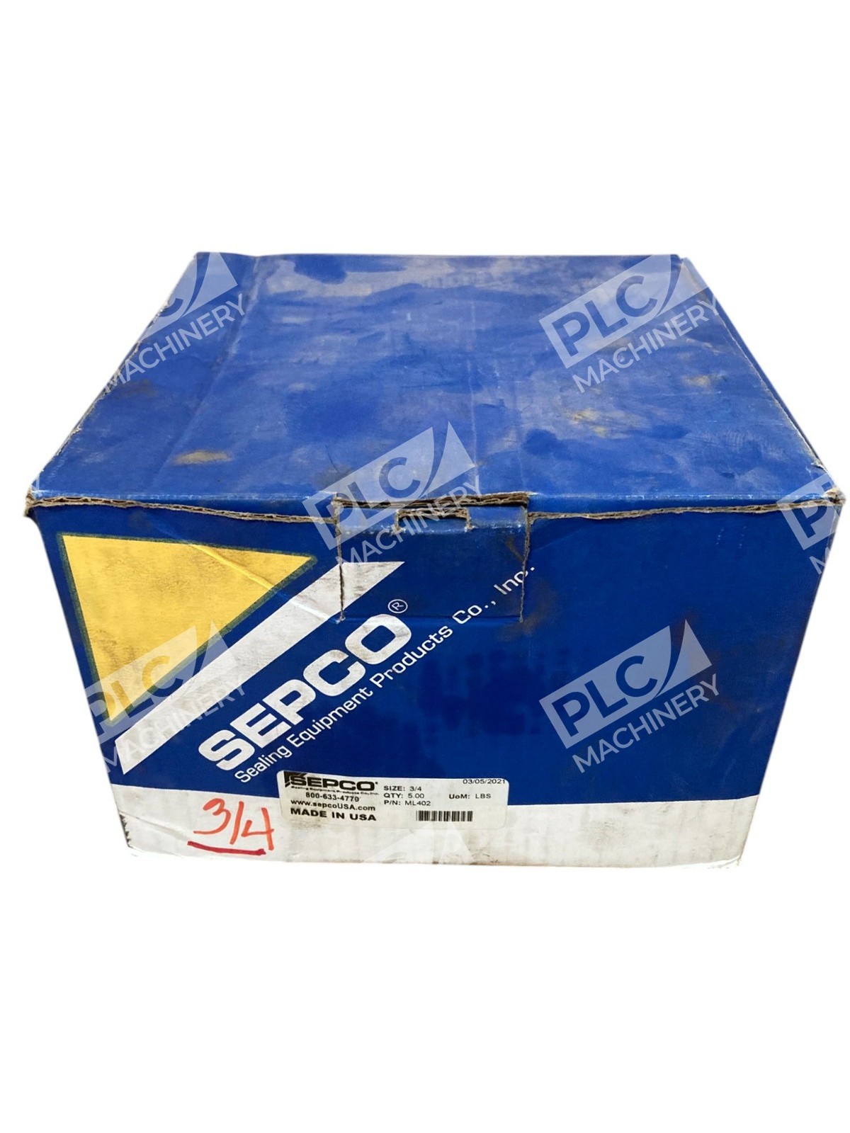 Sepco ML402 - Sepco 3/4" Square Braid Graphite Compression Packing ML402 (