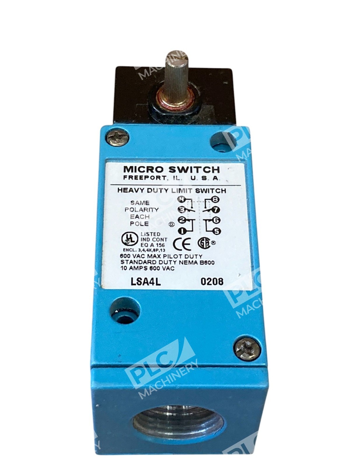 Honeywell TT009596-999 10A 600VAC 0206 Micro Switch LSA4L - Image 5