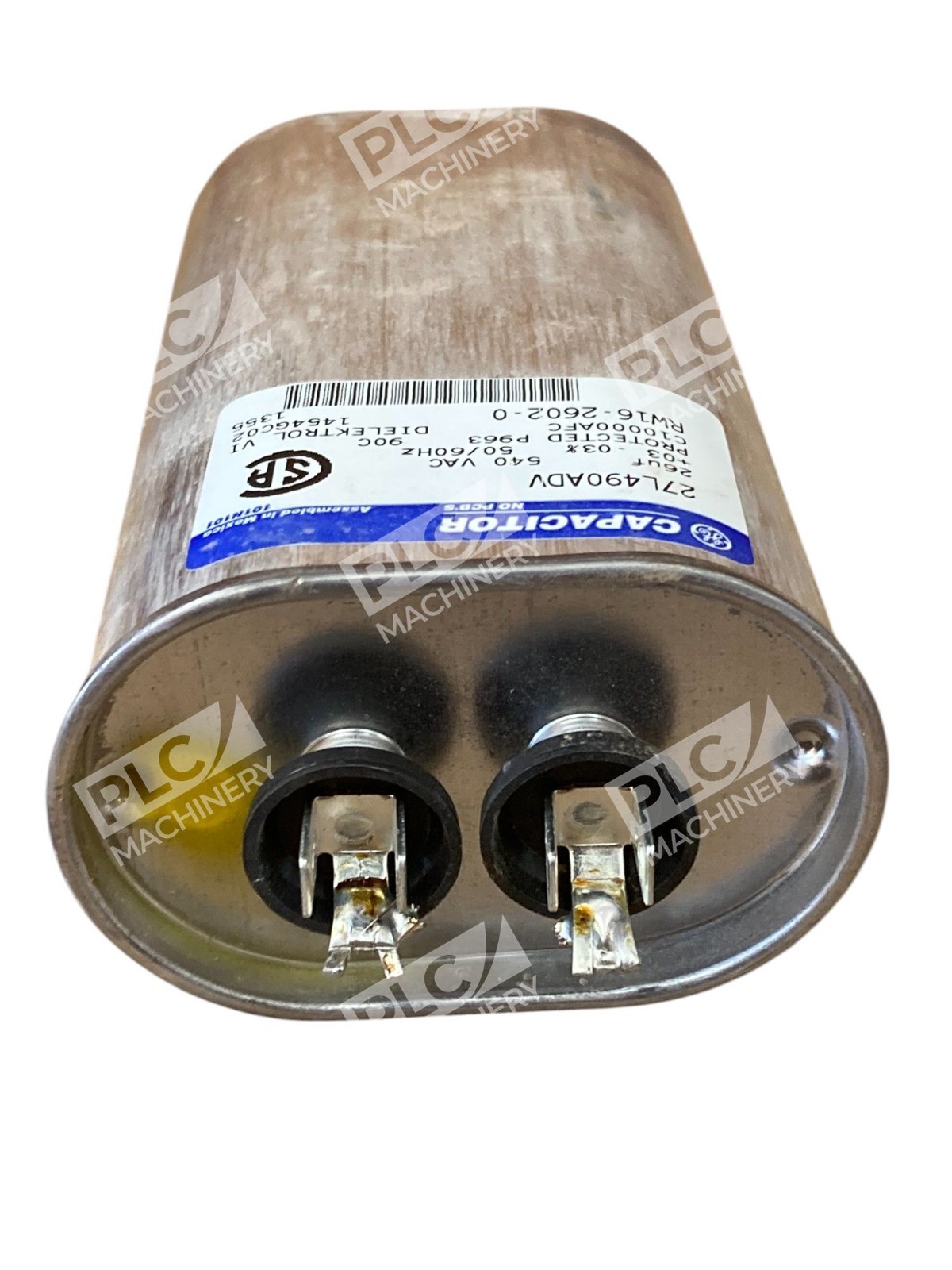 GE 26uf 540VAC RW16-2602-0 C10000AFC Capacitor 27L490ADV - Image 3