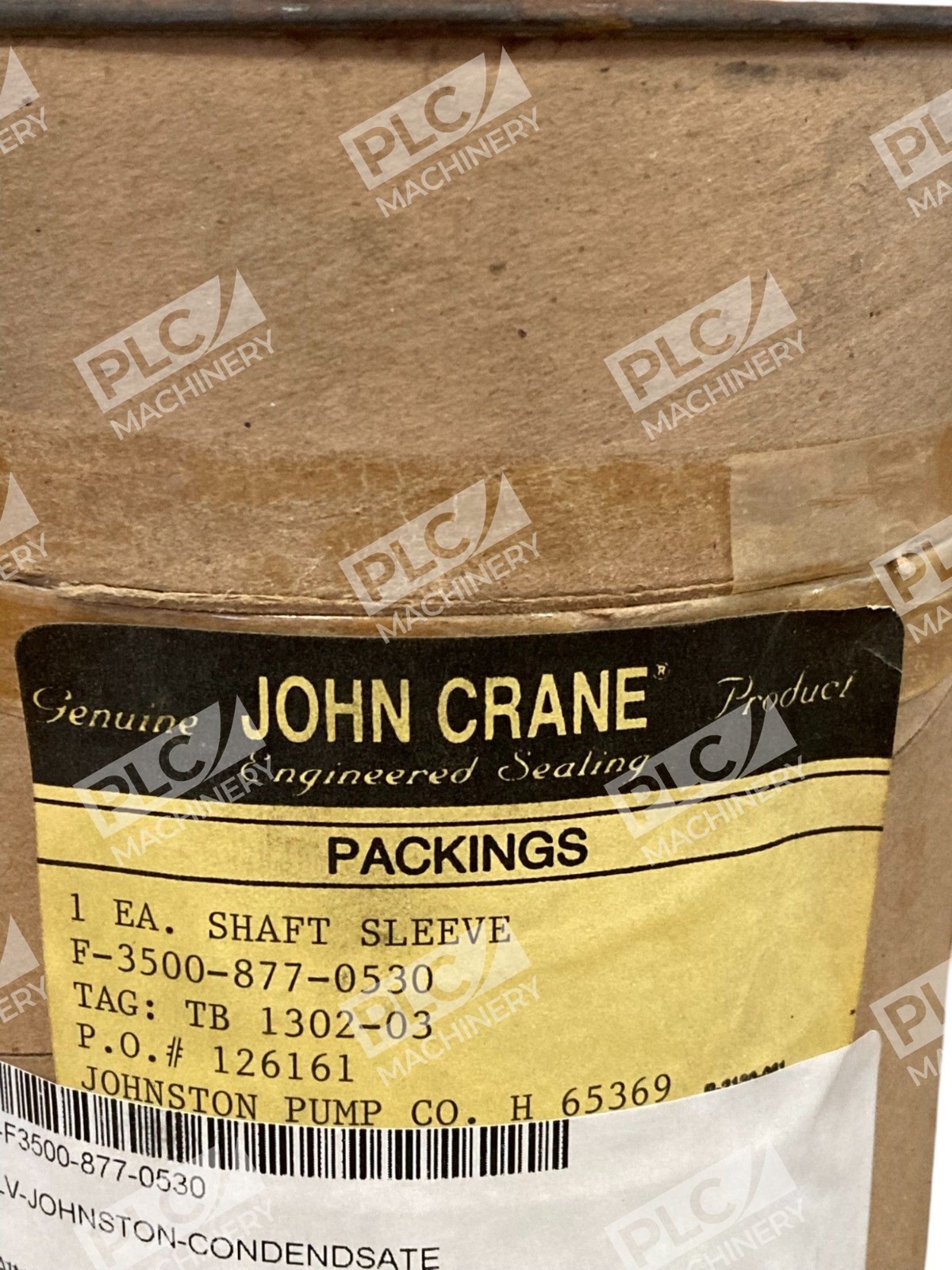 John Crane TB 1302-03 Johnston Condensate Shaft Sleeve F-3500-877-0530 - Image 3