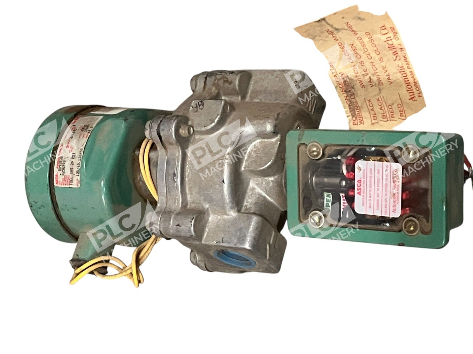 ASCO 8043B38 - Asco 8043B38 Red Hat 8043B038 206143 Fuel Gas 20PSI 69W 3/4