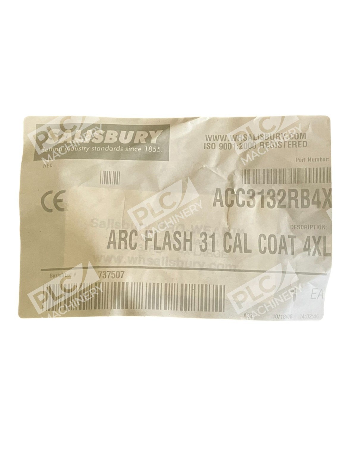 Salisbury ARC Flash 31 CAL Coat 4XL ACC3132RB4X - Image 4