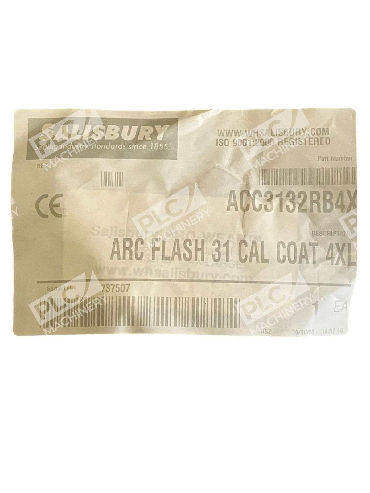 Salisbury ARC Flash 31 CAL Coat 4XL ACC3132RB4X - Image 3