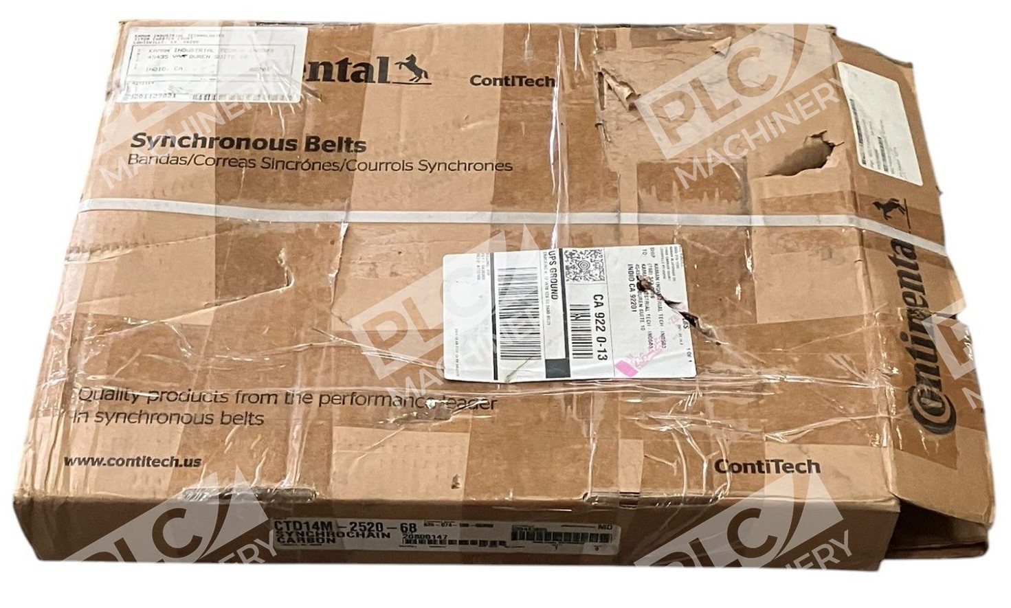 Continental ContiTech 626-074-180-06800 Synchrochain Carbon Belt CTD14M-2520-68 - Image 2