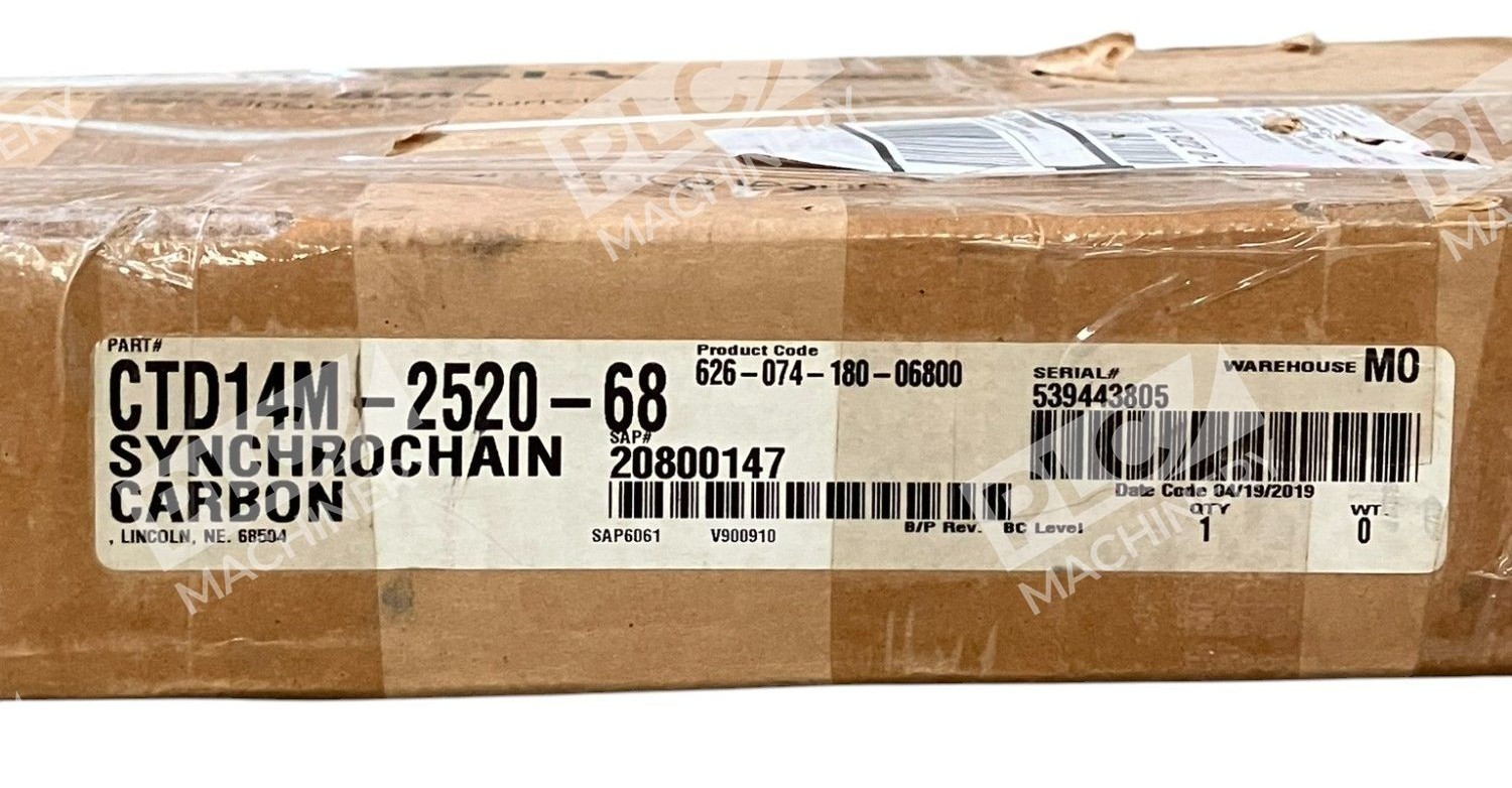Continental ContiTech 626-074-180-06800 Synchrochain Carbon Belt CTD14M-2520-68 - Image 3