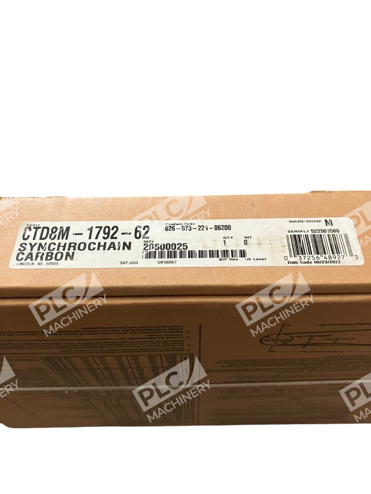 Continental 626-073-224-06200 Synchrochain Carbon CTD8M-1792-62 - Image 3