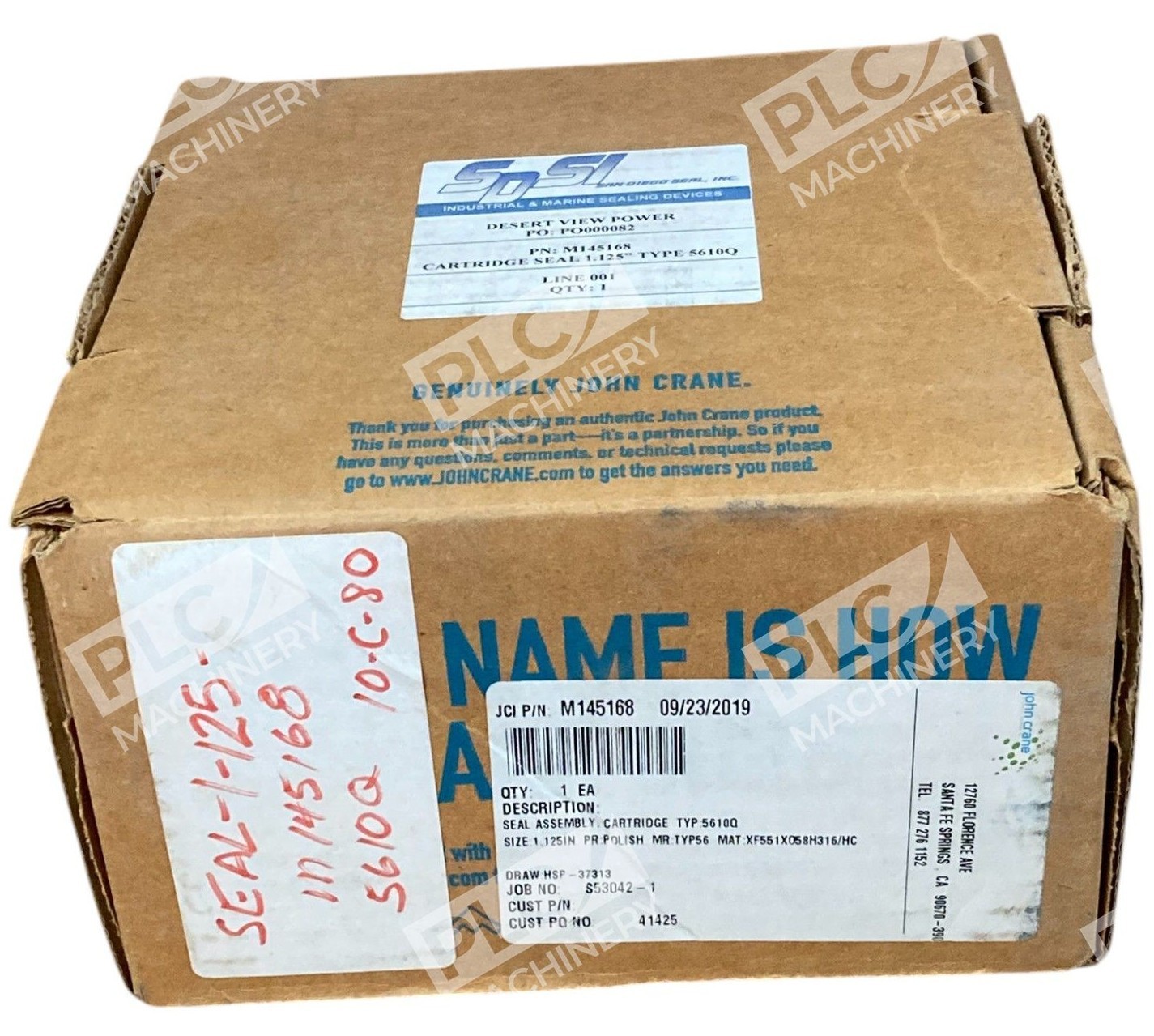 SDSI John Crane Cartridge Seal 1.125" Type 5610Q Cartridge Seal M145168 - Image 2