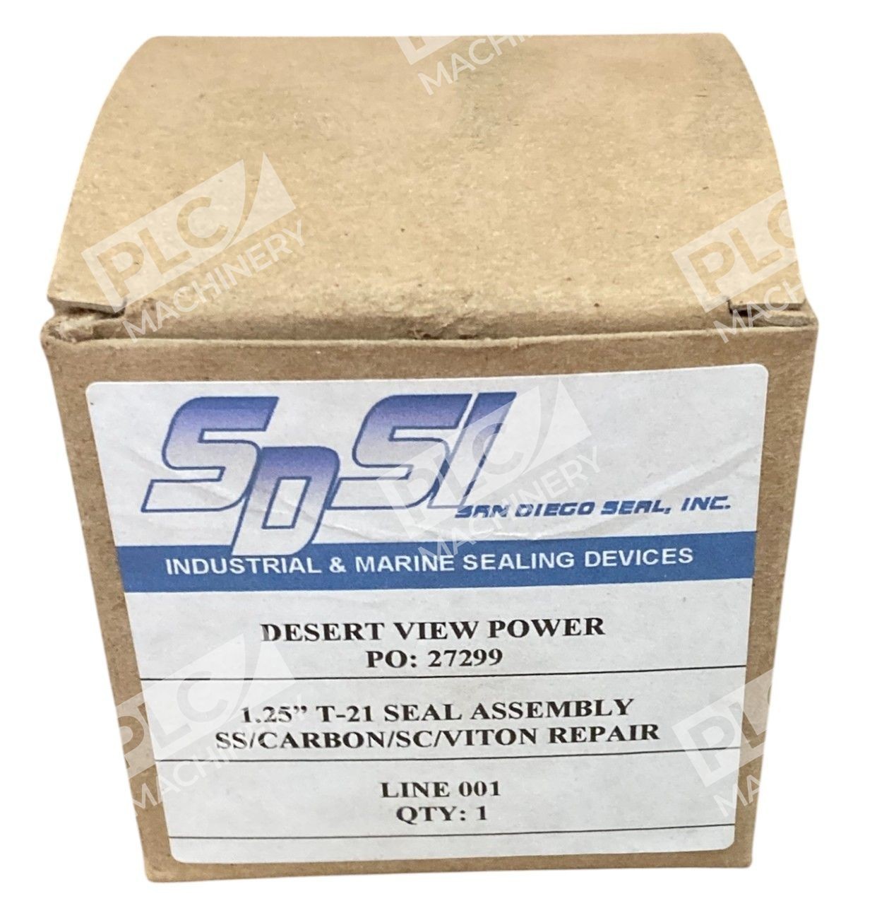 SDSI 1.25" T-21 - SDSI San Diego Seal Inc SS/Carbon/SC/Viton Repair Seal Assem