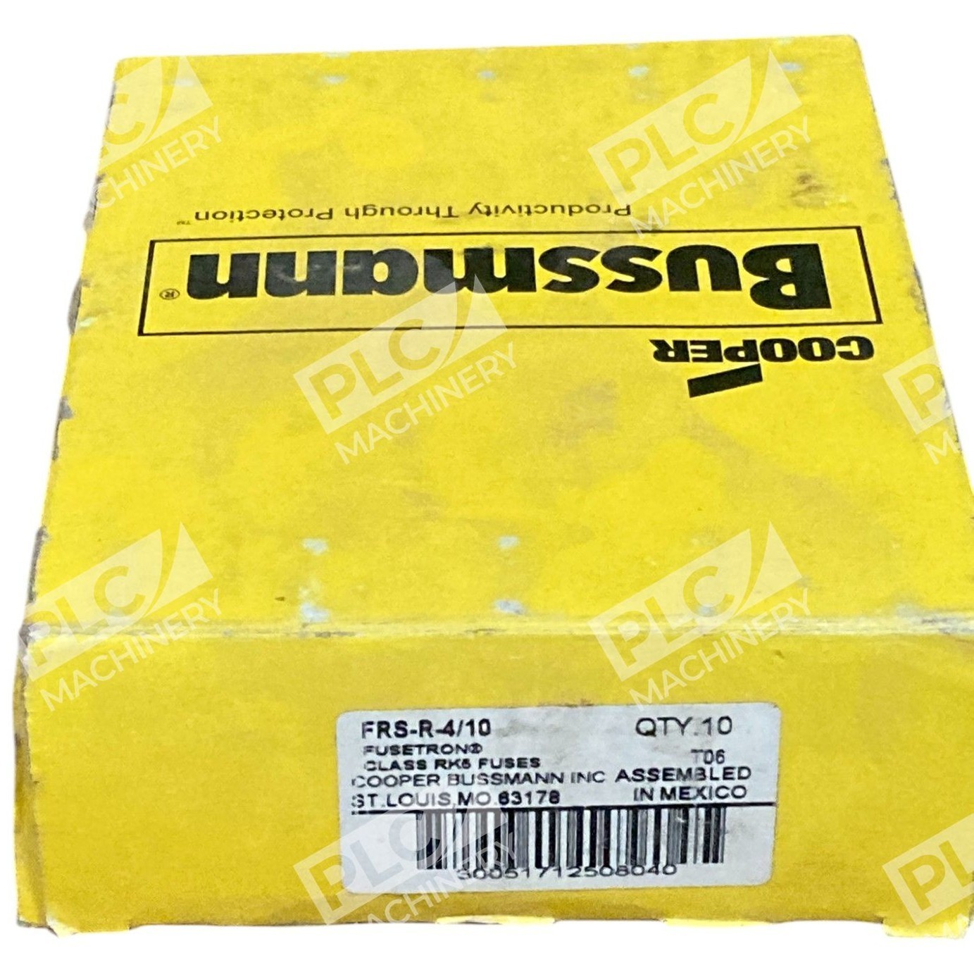 Cooper FRS-R-4/10 - Cooper Bussmann 0.4A Fusetron Class RK5 Fuses FRS-R-4/10 (Bo