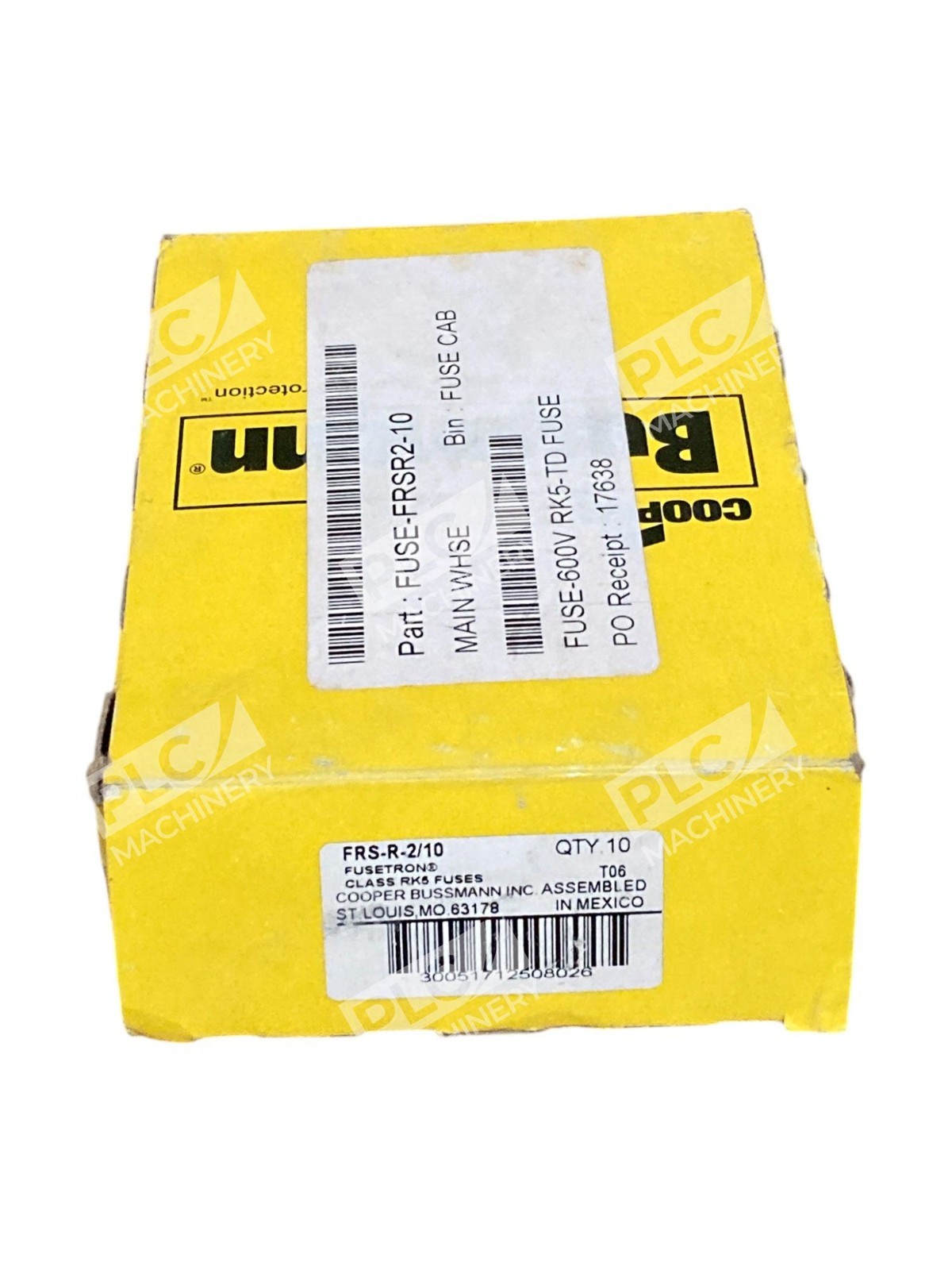 Cooper Bussmann 0.2A Fusetron Class RK5 Fuses FRS-R-2/10 (Box of 7) - Image 2