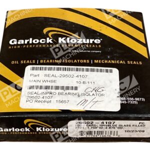 Klozure 29502-4107 - Klozure Garlock PTFE 1.750"ID 2.875"OD Seal Bearing Isolator