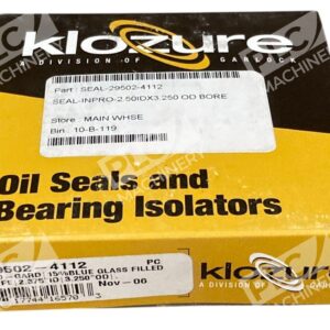 Klozure 29502-4112 - Klozure Garlock 2.375"ID 3.250"OD PTFE Bearing Isolator 2950