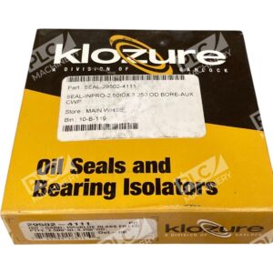Klozure 29502-4111 - Klozure Garlock 2.500"ID 3.250"OD PTFE Bearing Isolator 2950