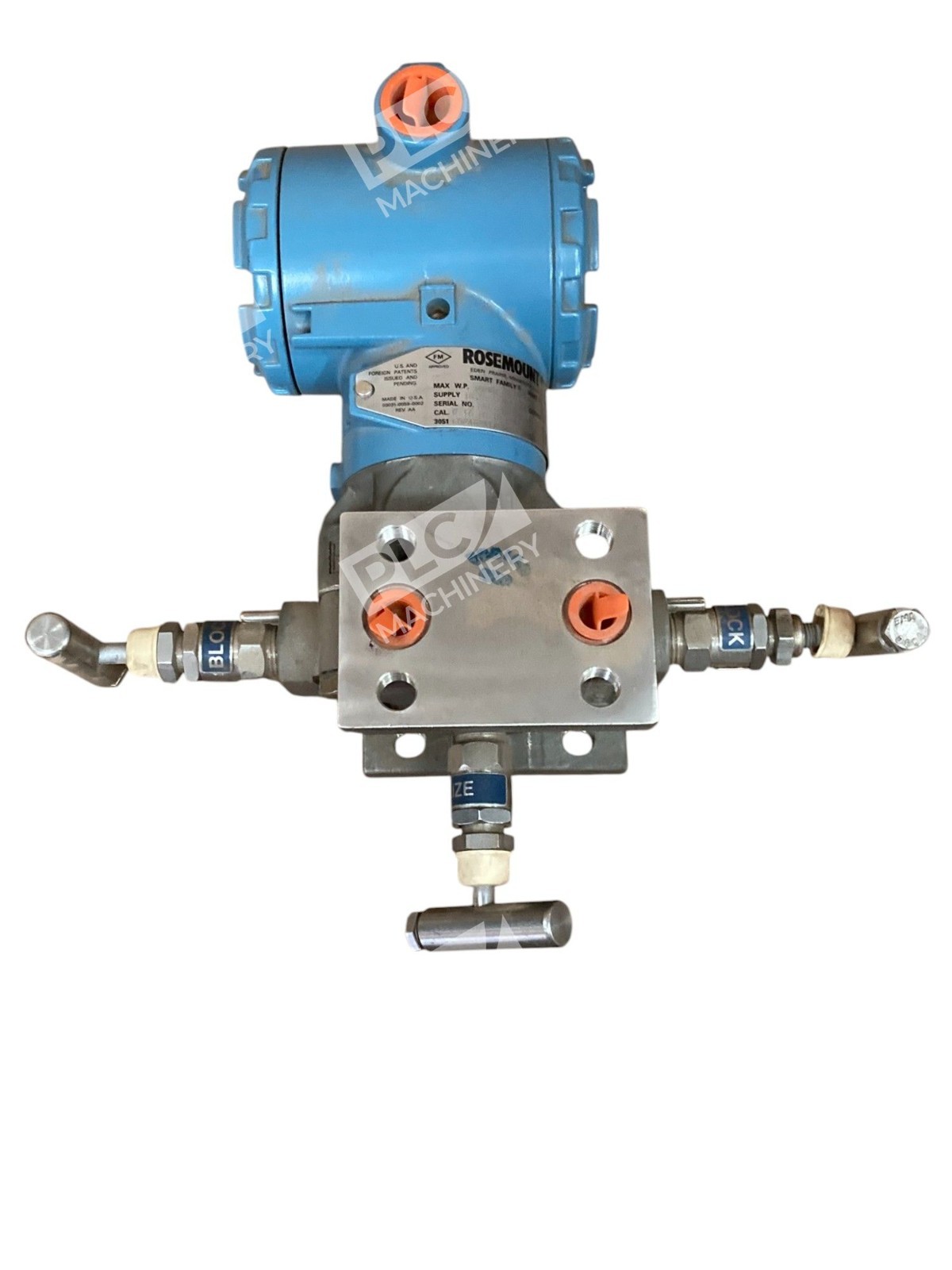 Rosemount 3051 CD2A02A1AS5E5 - Rosemount MT3VIS-2 Instrument Manifold Smart Family Hart 305
