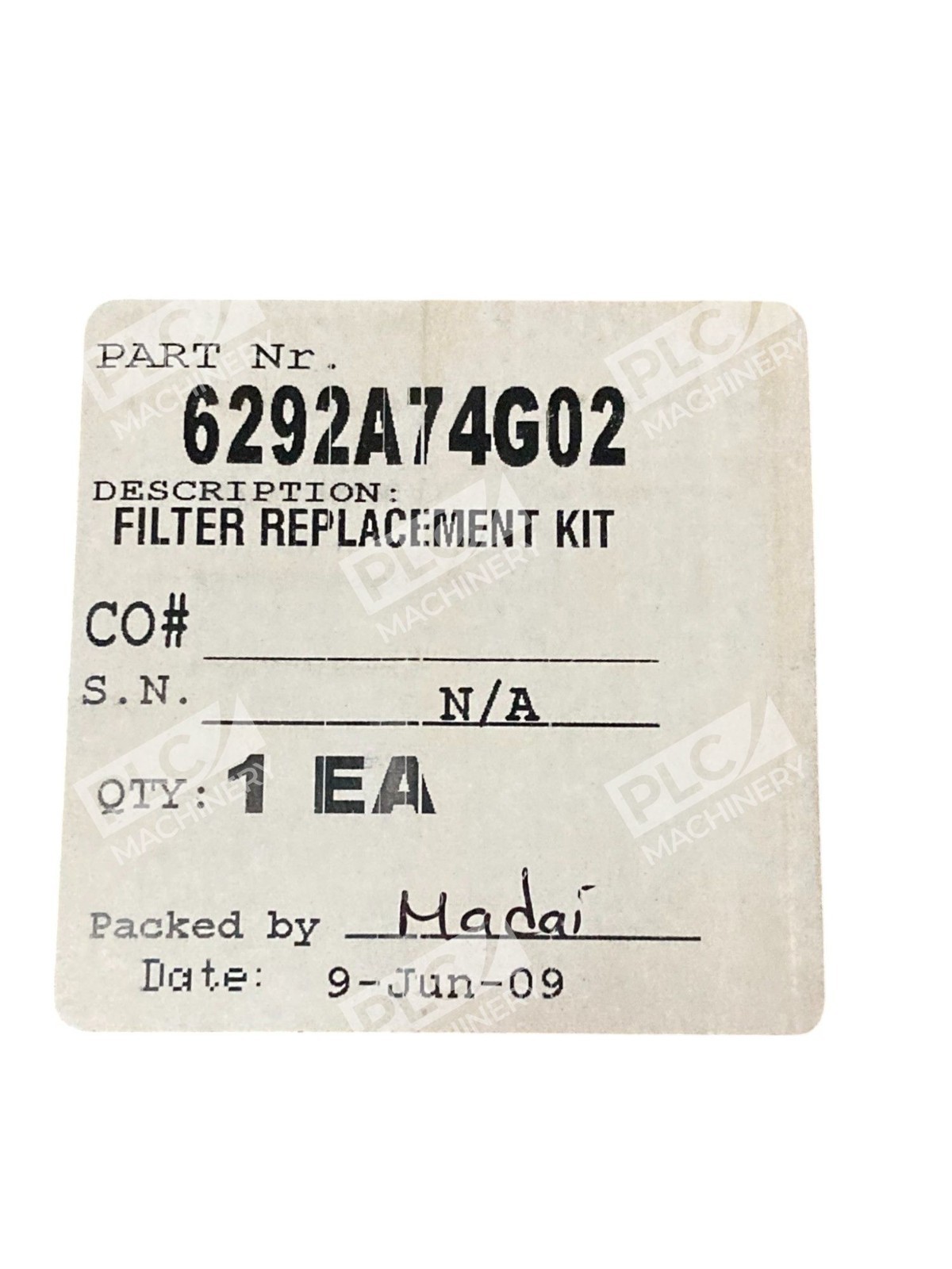 Rosemount FIL-6292A74G02 Filter Replacement Kit 6292A74G02 - Image 3