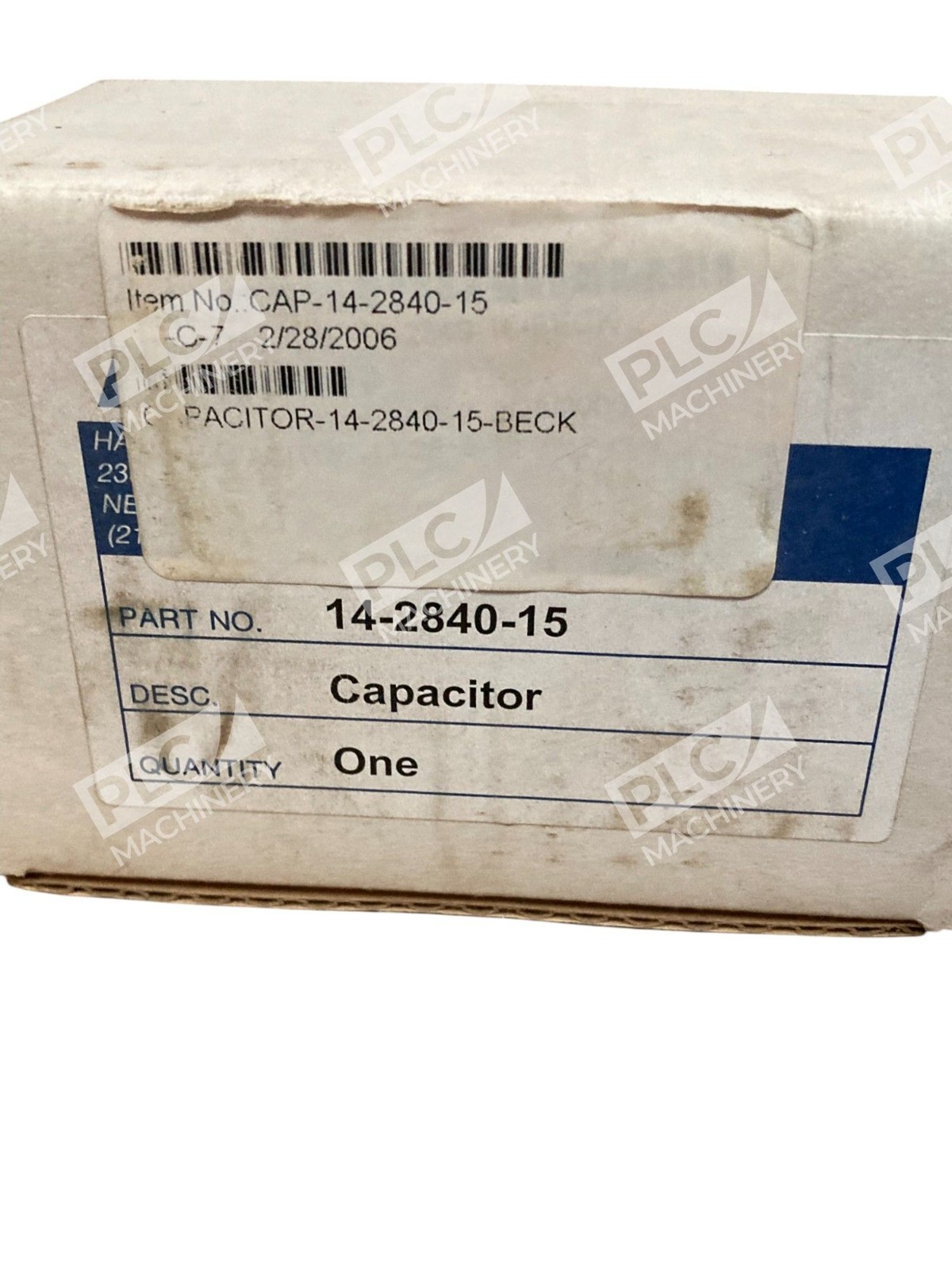 Beck CDE 60Hz 25uF 330VAC Capacitor 14-2840-15 - Image 3