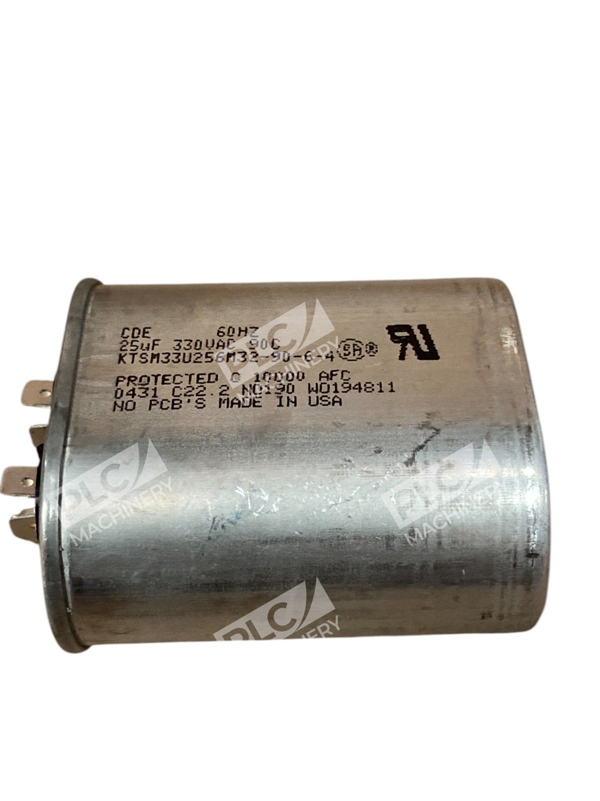 Beck CDE 60Hz 25uF 330VAC Capacitor 14-2840-15 - Image 6