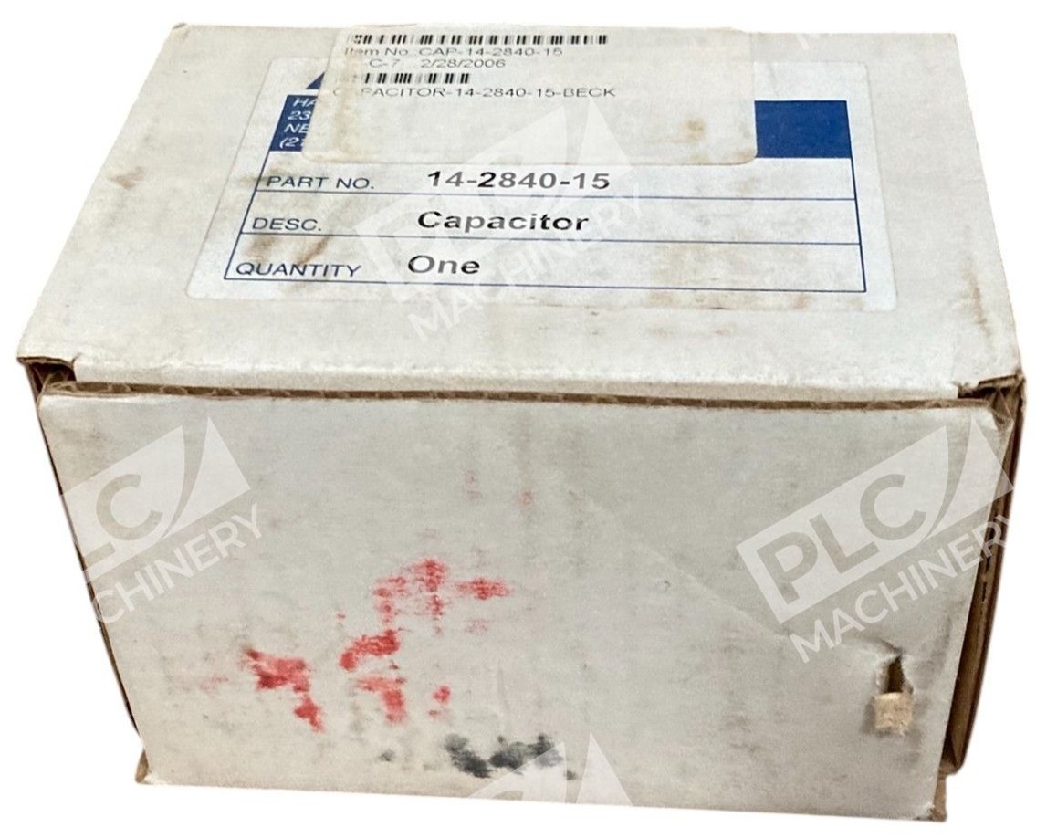 Beck CDE 60Hz 25uF 330VAC Capacitor 14-2840-15 - Image 2