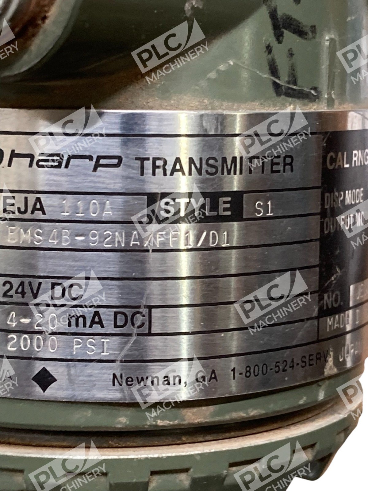 Yokogawa 4-20mA DC 2000PSI 24VDC DPharp Transmitter EJA110A EMS4B-92NA/FF1/D1 S1 - Image 14