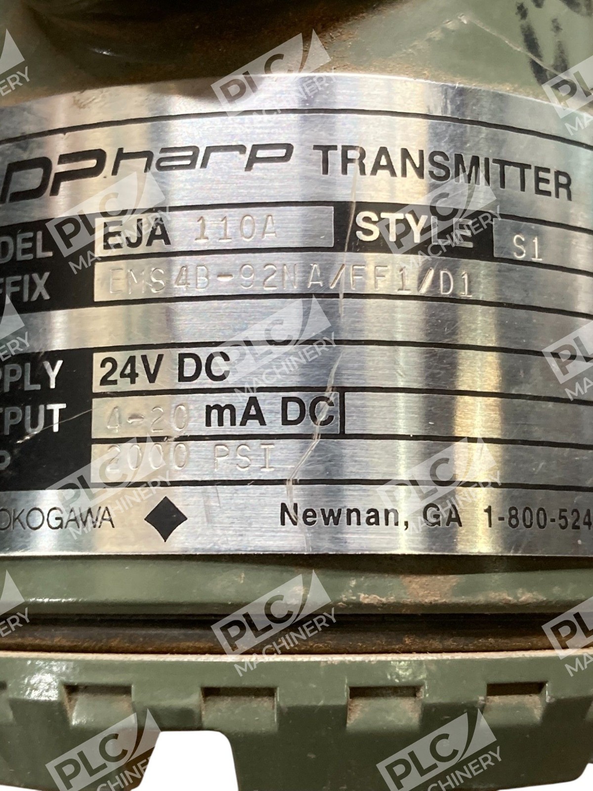 Yokogawa 4-20mA DC 2000PSI 24VDC DPharp Transmitter EJA110A EMS4B-92NA/FF1/D1 S1 - Image 9