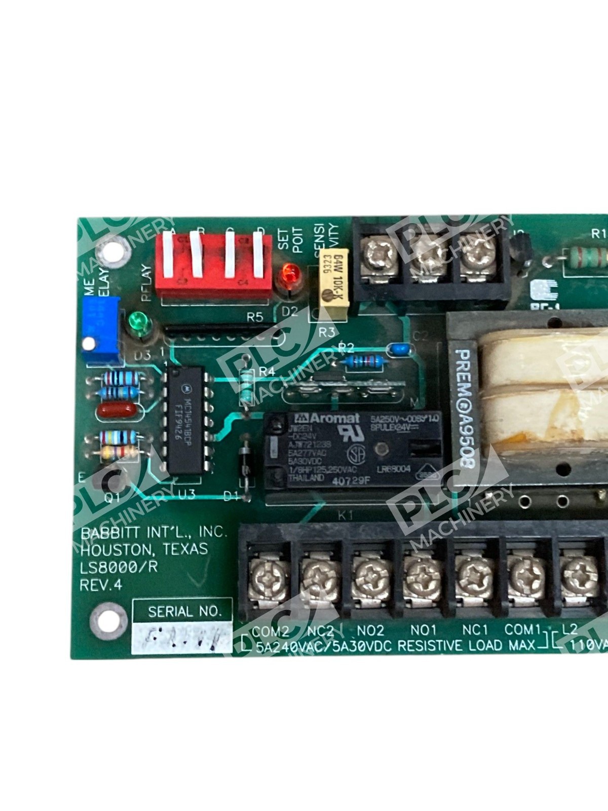 Babbitt International Inc Circuit Board LS8000/R Rev 4 - Image 3