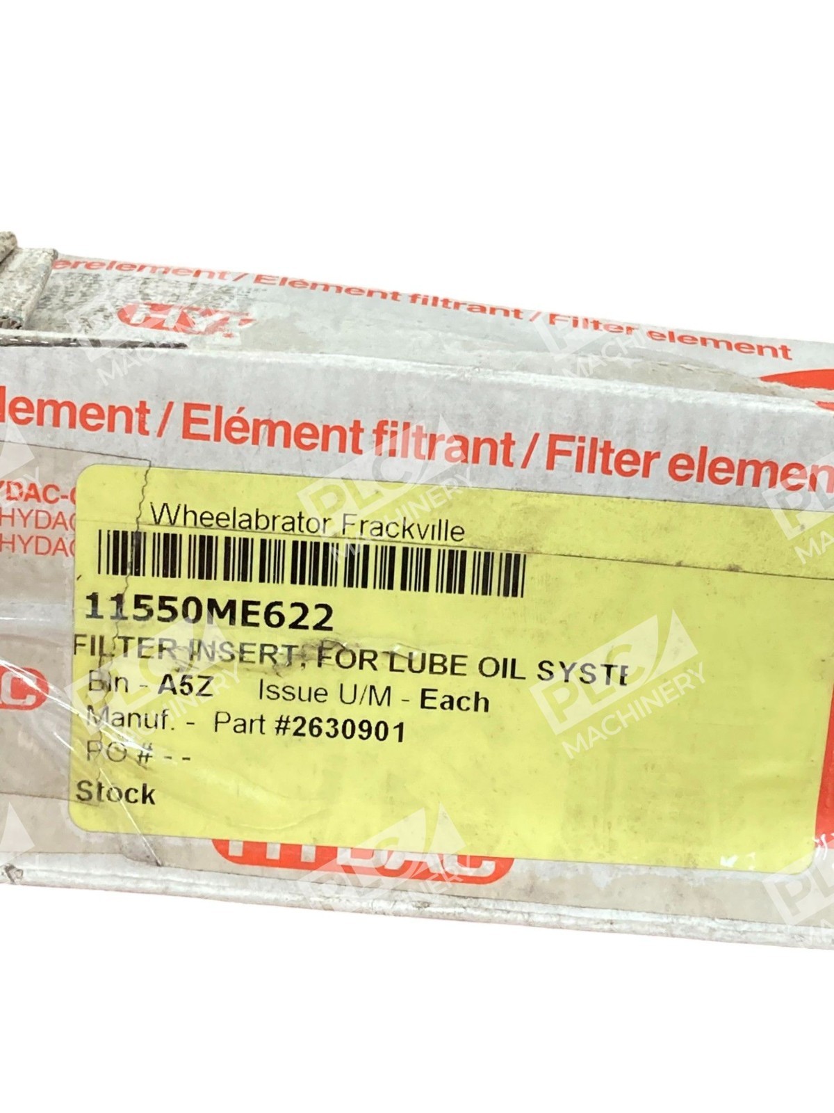 Hydac 0240D003BN7HC - Hydac 11550ME622 2630901 Insert Filter Element 0240D003BN7HC