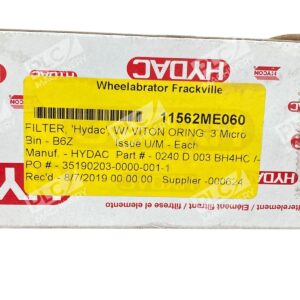Hydac 0240 D 003 BH4HC - Hydac 11562ME060 /-V-SO155H T/DB-B Filter 0240 D 003 BH4HC
