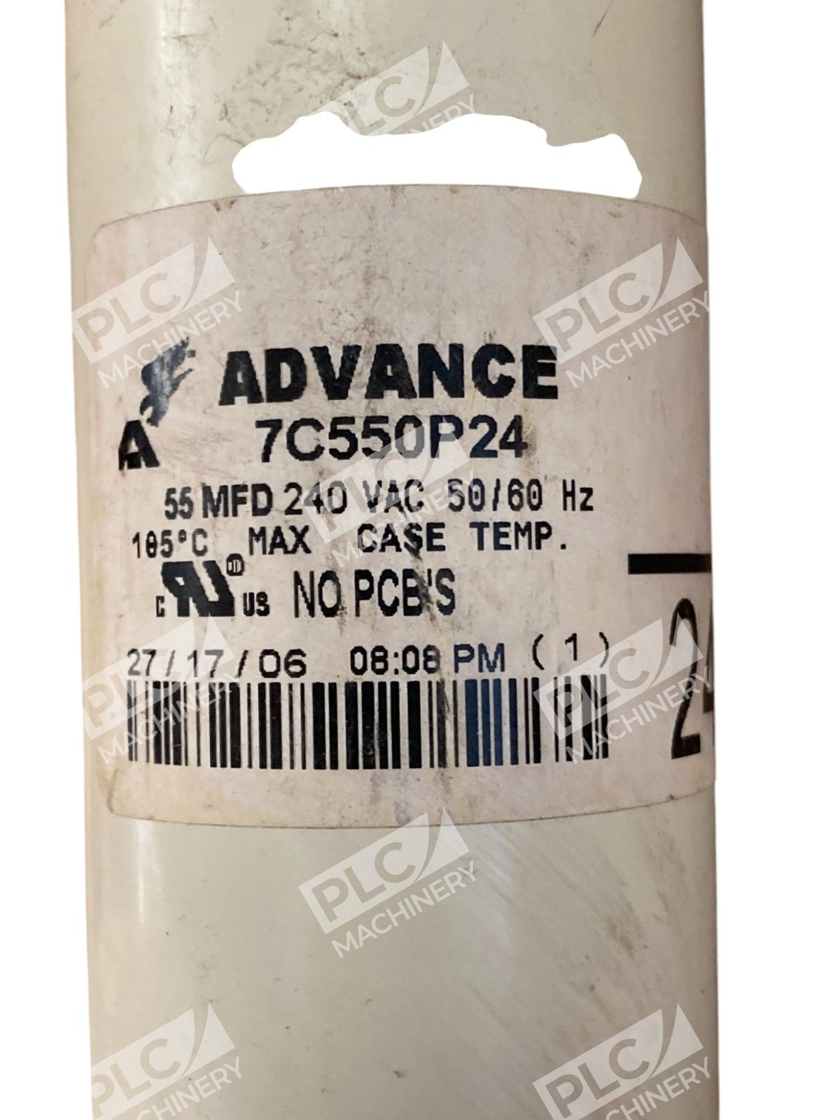 Advance 55MFD 240VAC Capacitor 7C550P24 (lot of 2) - Image 6