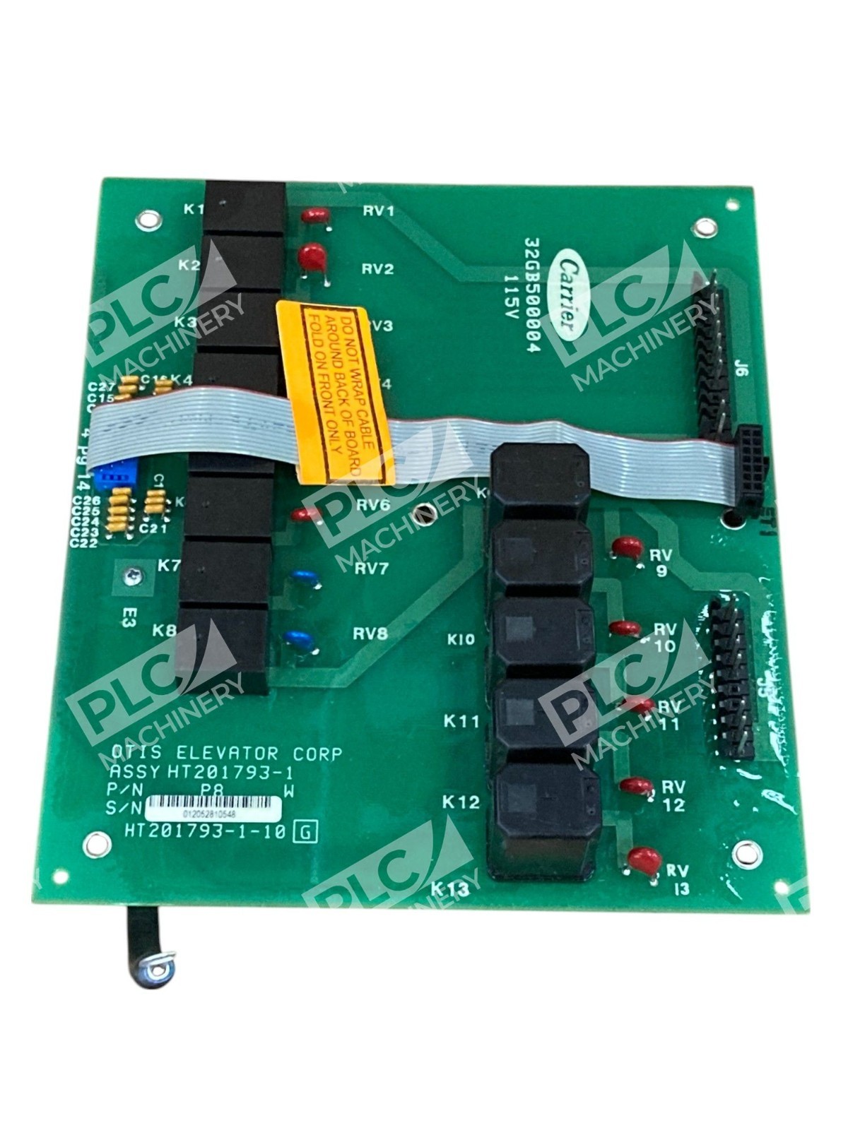 Otis Elevator Corp HT201793-1-10 P8 115V 32GB500004 Circuit Board HT201793-1 - Image 2