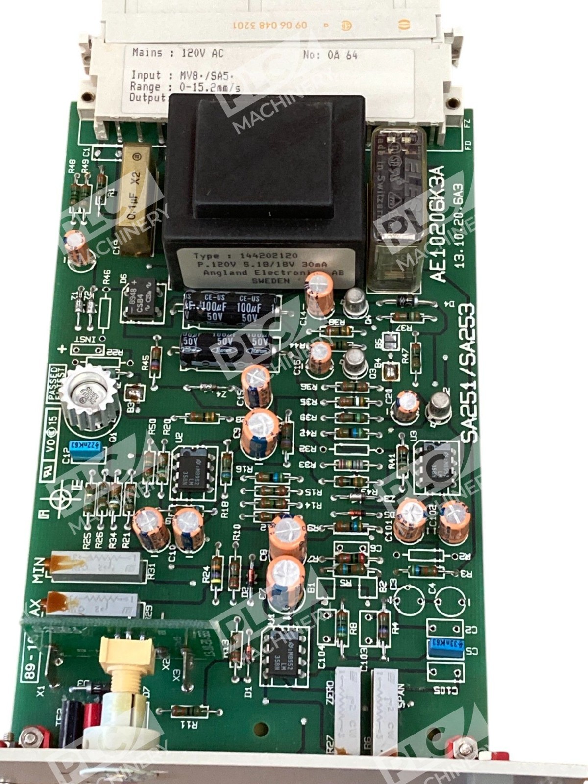 Tillquist ABB 13.10.20.6A3 AE10206K3A SA251/SA253 Circuit Board SA253 - Image 5