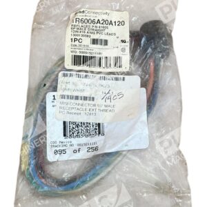 Brad 1R6006A20A120 - Brad Connectivity 6P Male Straight 12IN #16AWG PVC Leads Cor