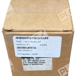 Noshok 25-200-5-PSI - Noshok 4026K27 1/4"NPT Bottom Connector 2.5" Dia Gauge 25-20