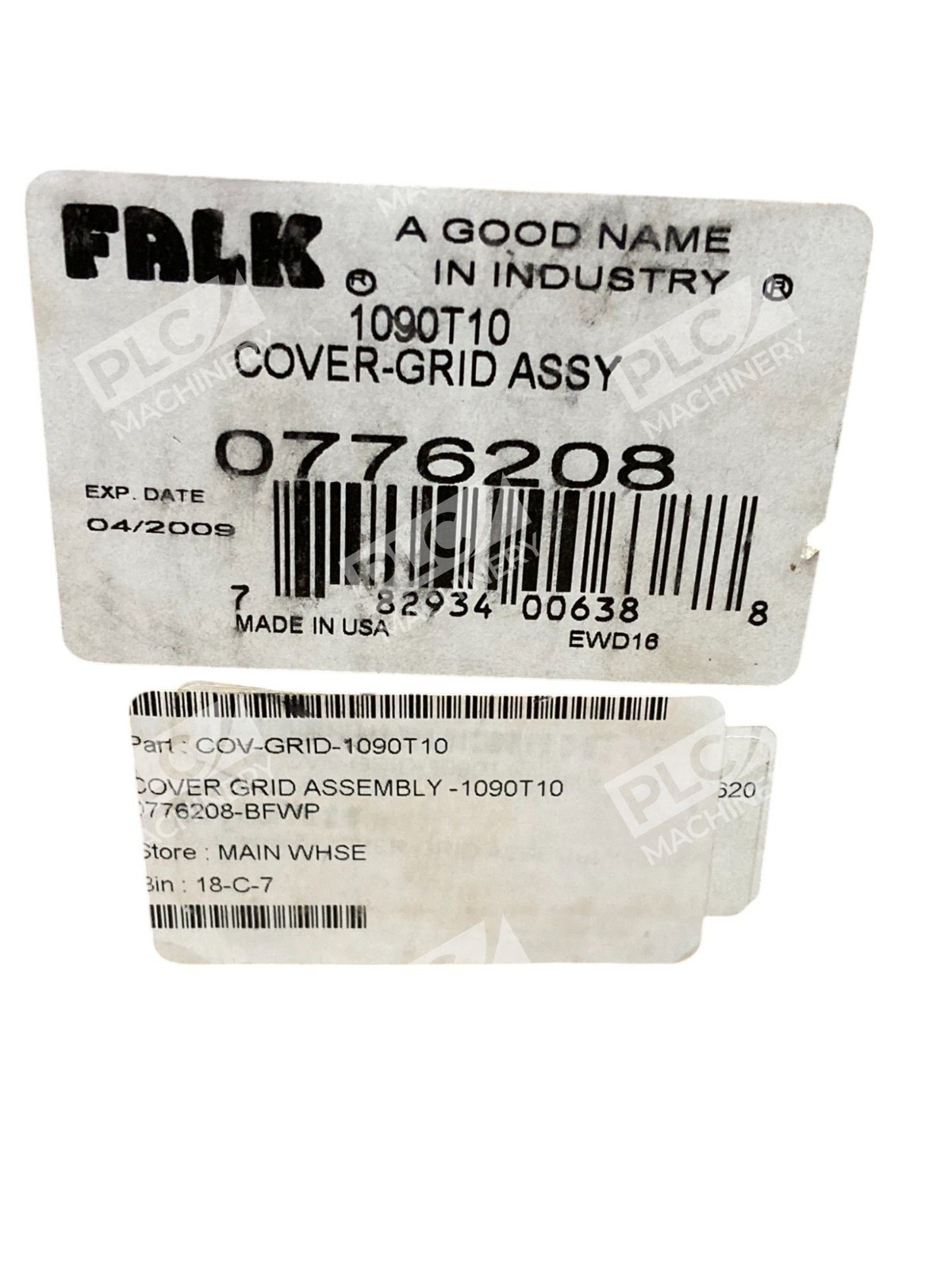 Falk 1090T10 BFWP Cover-Grid Assembly 0776208 - Image 3