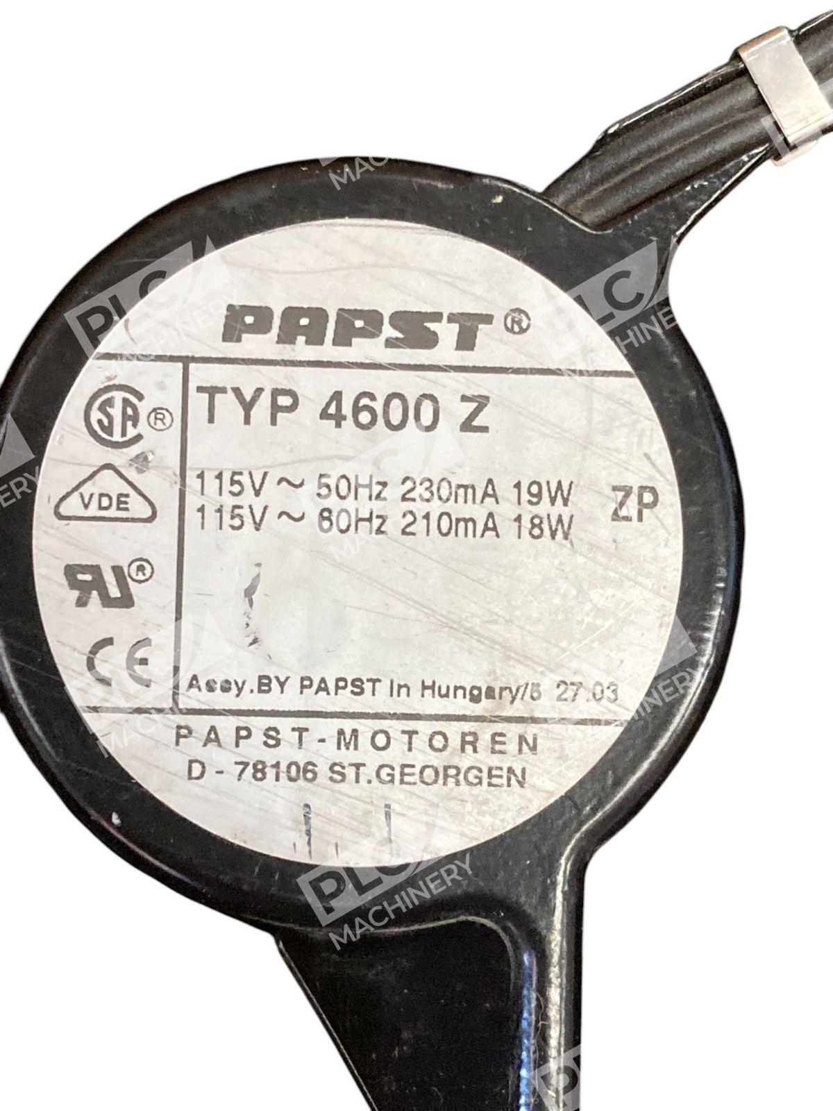 Papst Axial Enclosure Fan TYP 4600 Z - Image 3
