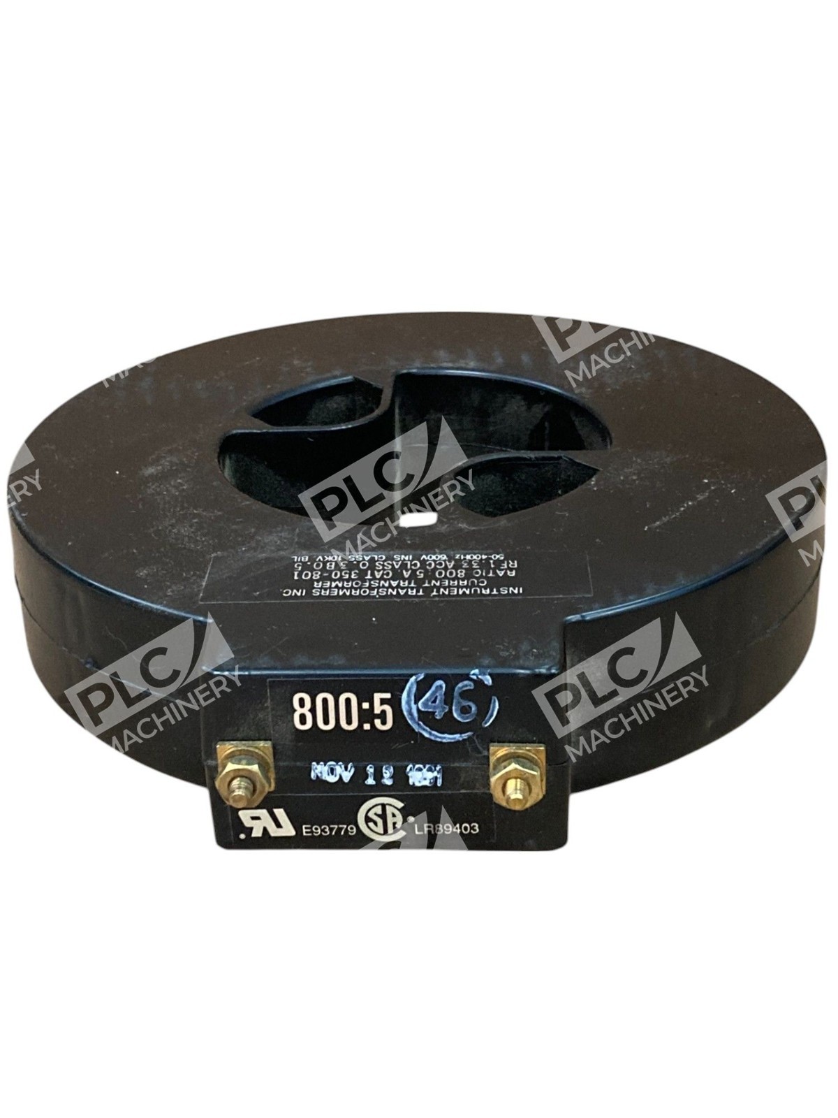 Instrument Transformers Inc RF1.33 ACC 800:5A Current Transformer 350-801 - Image 3