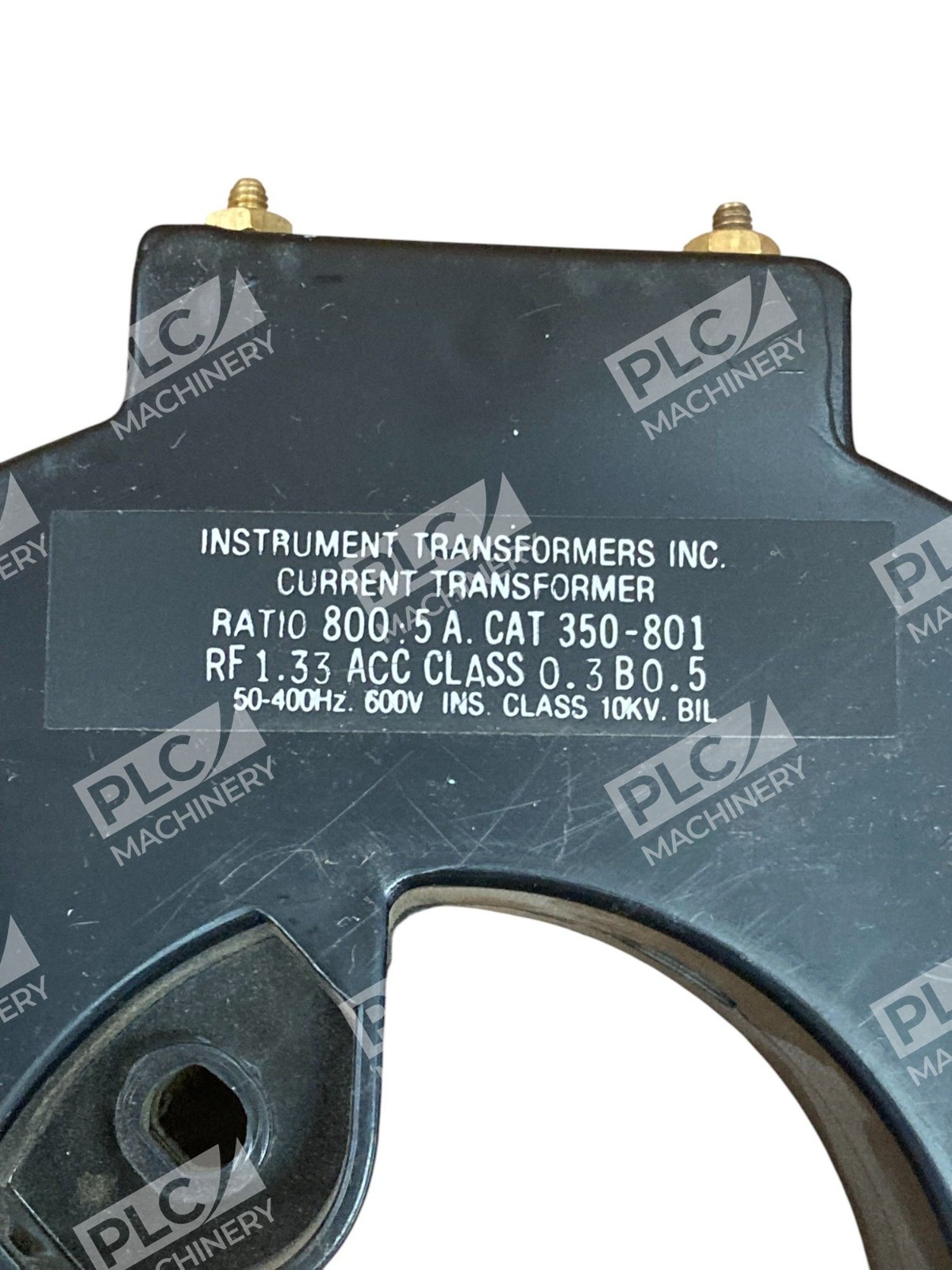 Instrument Transformers Inc RF1.33 ACC 800:5A Current Transformer 350-801 - Image 5