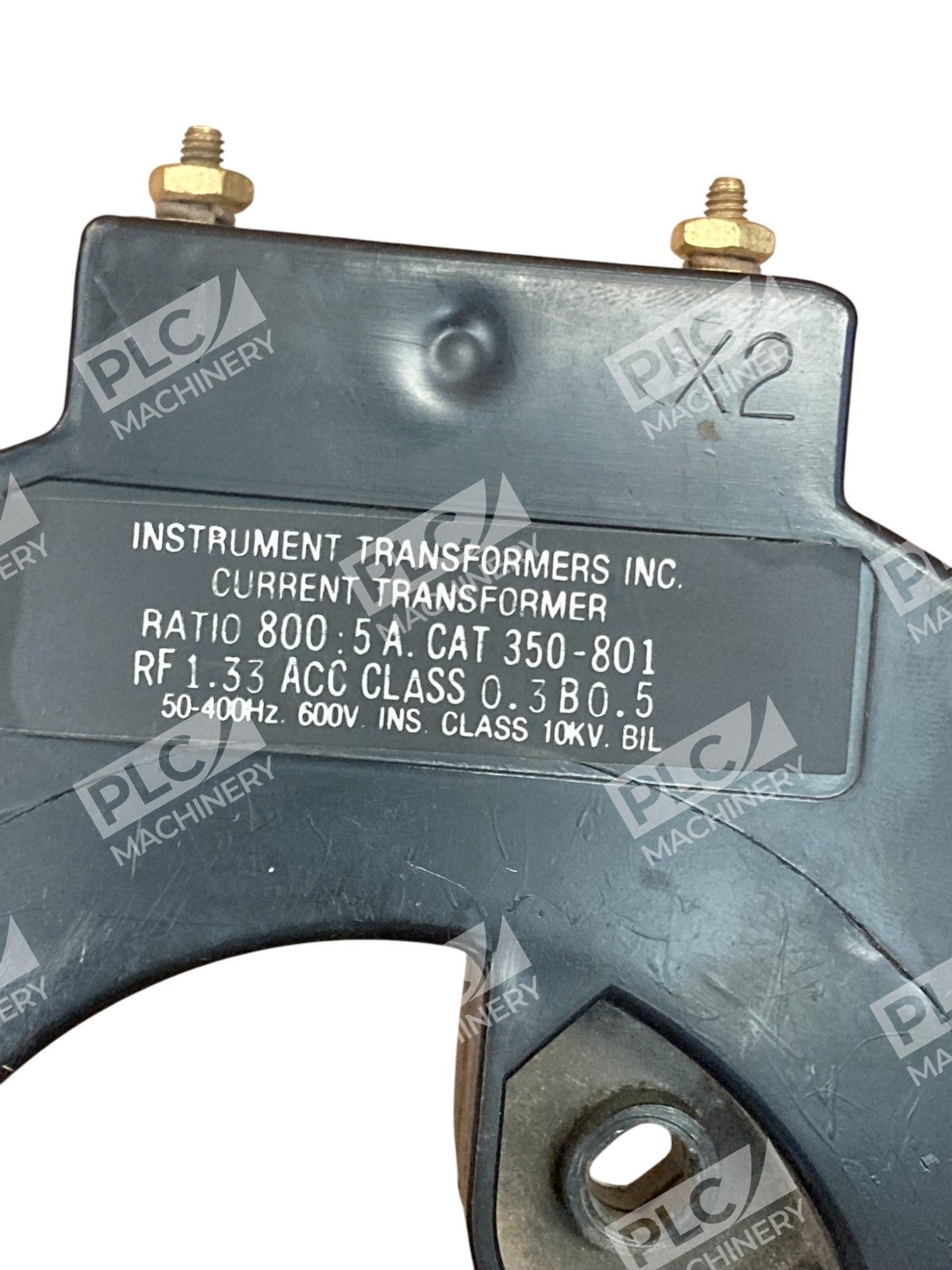 Instrument Transformers Inc RF1.33 ACC 800:5A Current Transformer 350-801 - Image 6