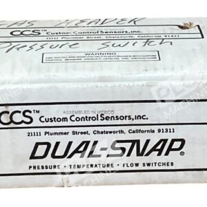 CCS 604GZM2 - CCS Custom Controls Sensors 5A 0.5A 4500PSIG 6/75PSIG Pressu