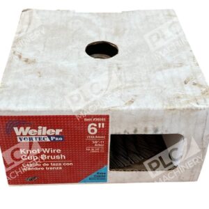 Weiler 36045 - Weiler 6" 5/8"-11 Arbor Knot Wire Cup Brush Vortec Pro 36045